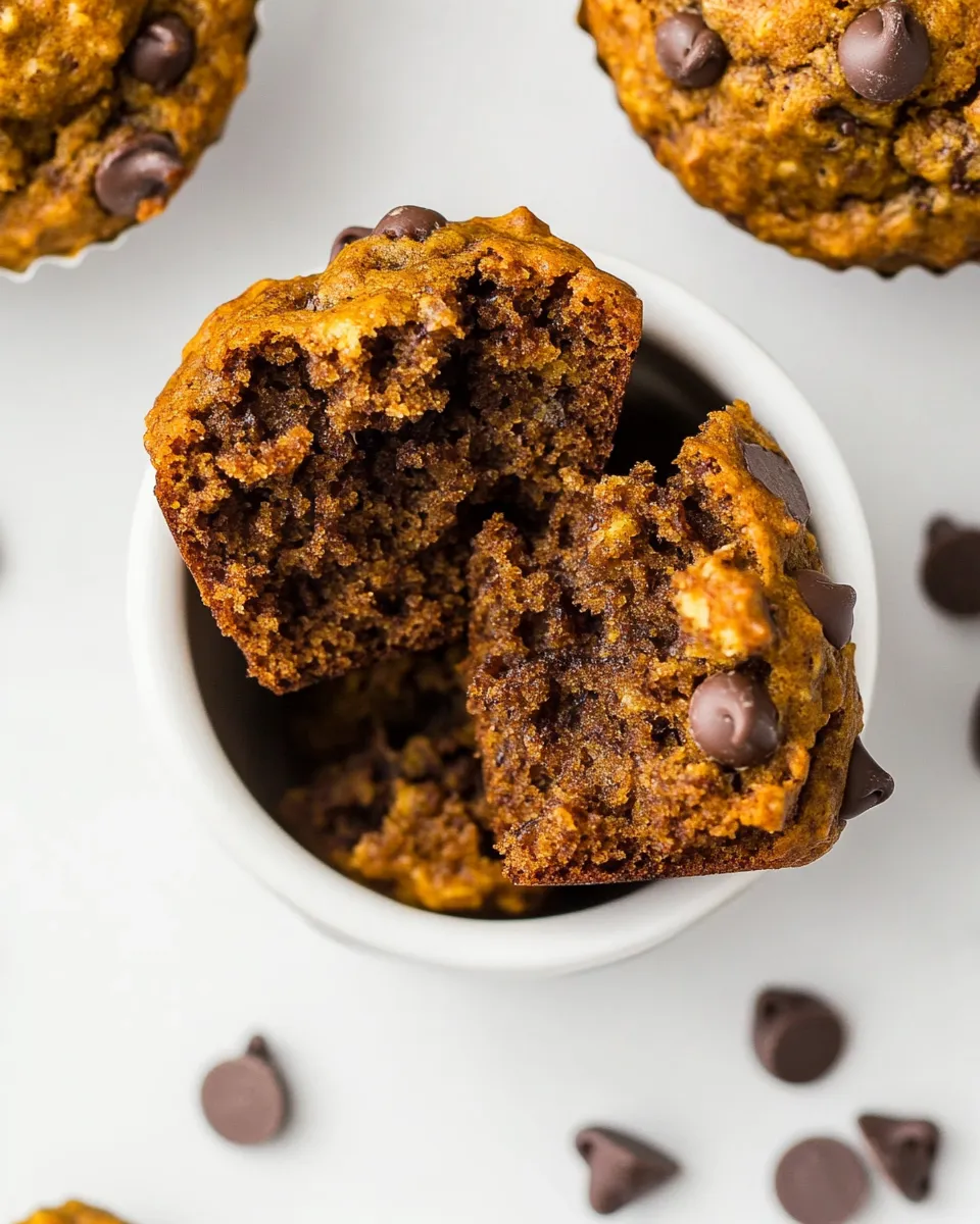 Easy Healthy Banana Chocolate Chip Muffins recipe photo
