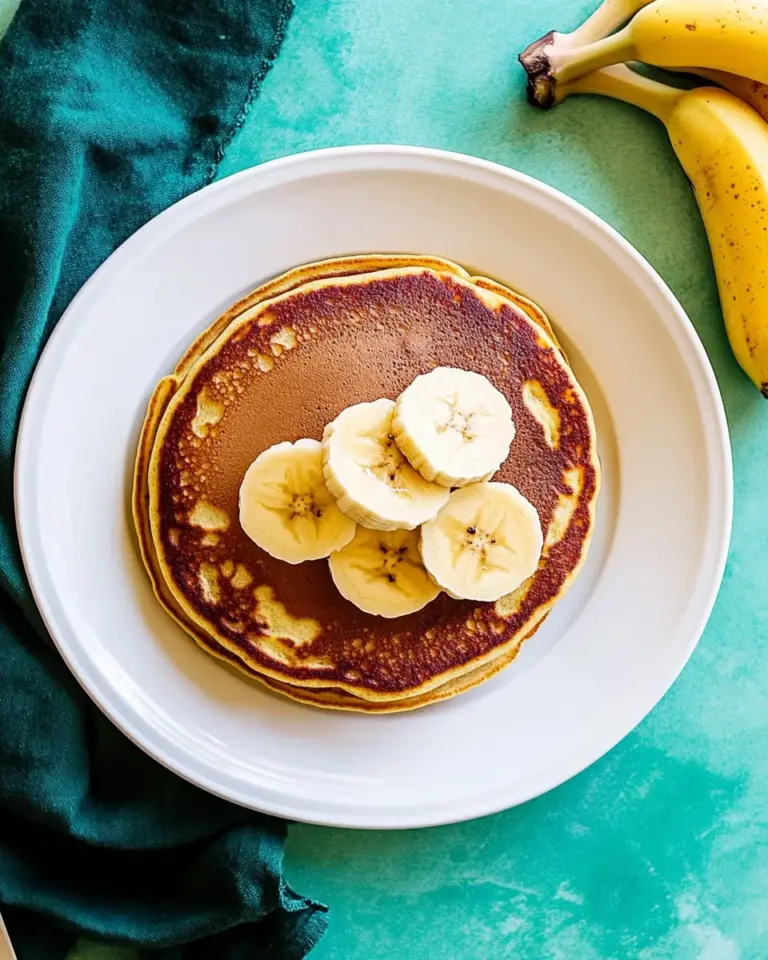 Homemade Healthy Banana Pancakes Recipe photo