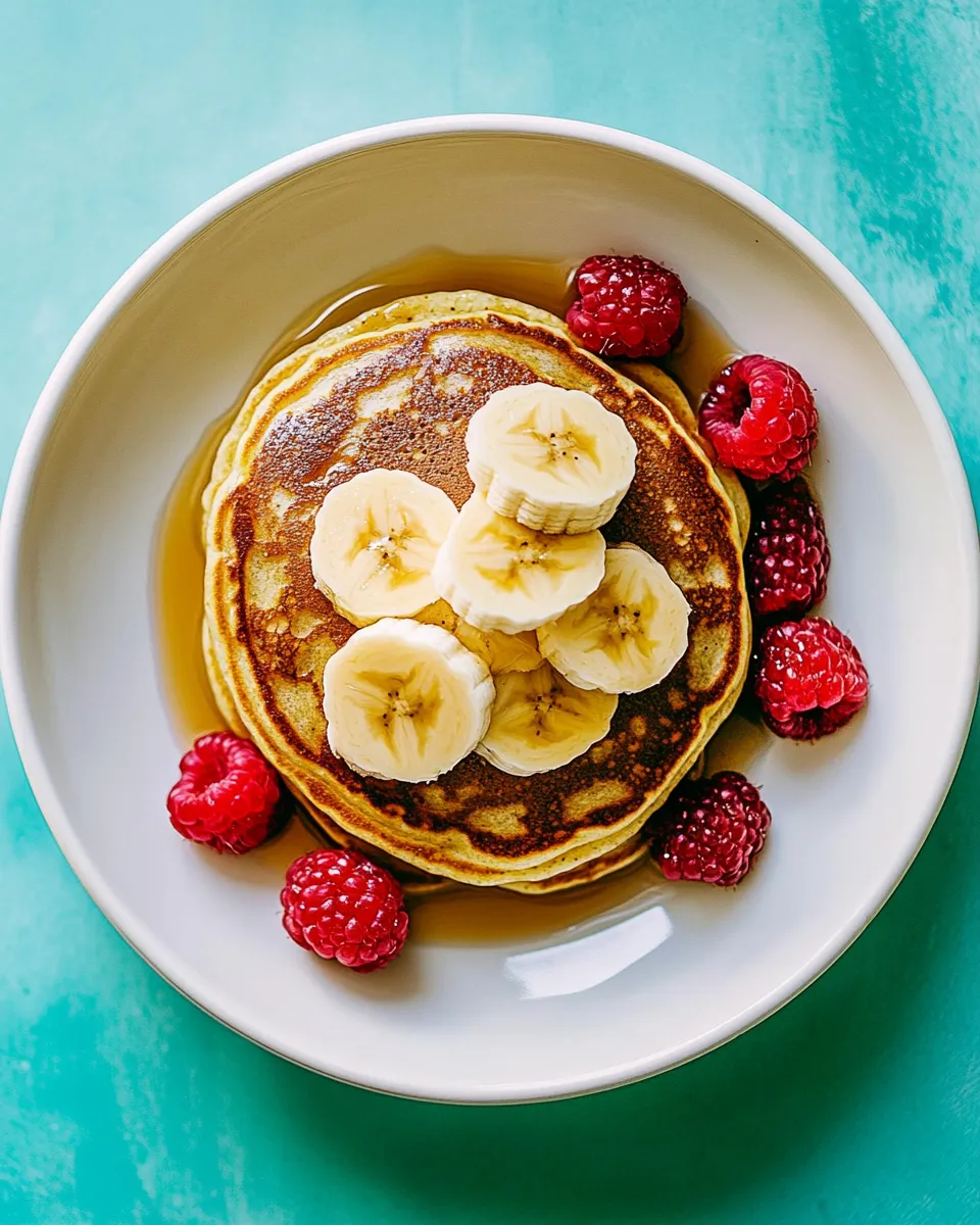 Classic Healthy Banana Pancakes Recipe image