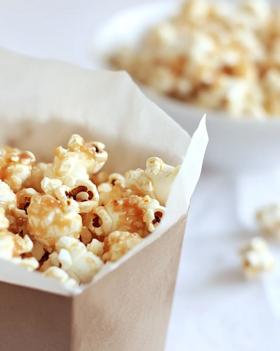 Homemade Healthy Caramel Popcorn Recipe photo