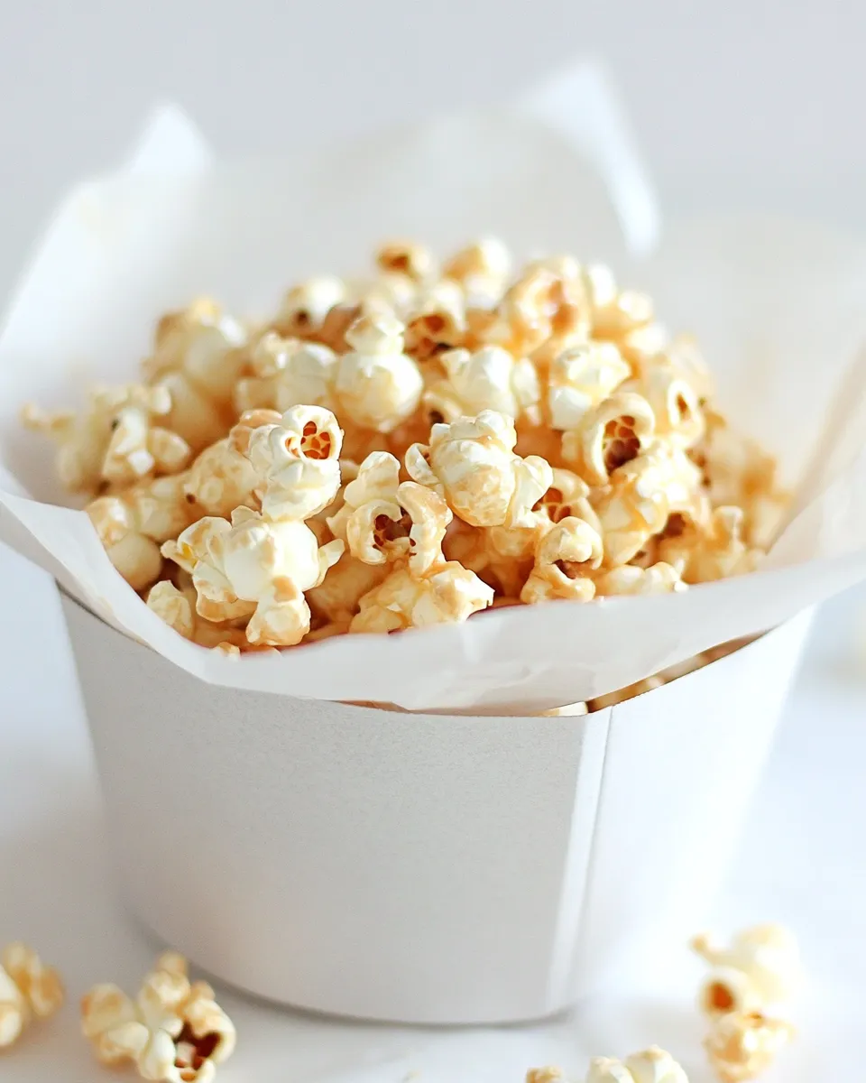 Easy Healthy Caramel Popcorn Recipe picture