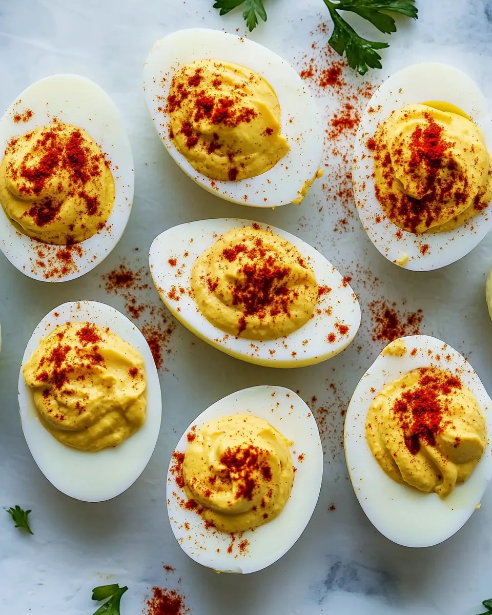 Easy Healthy Deviled Eggs With Greek Yogurt picture