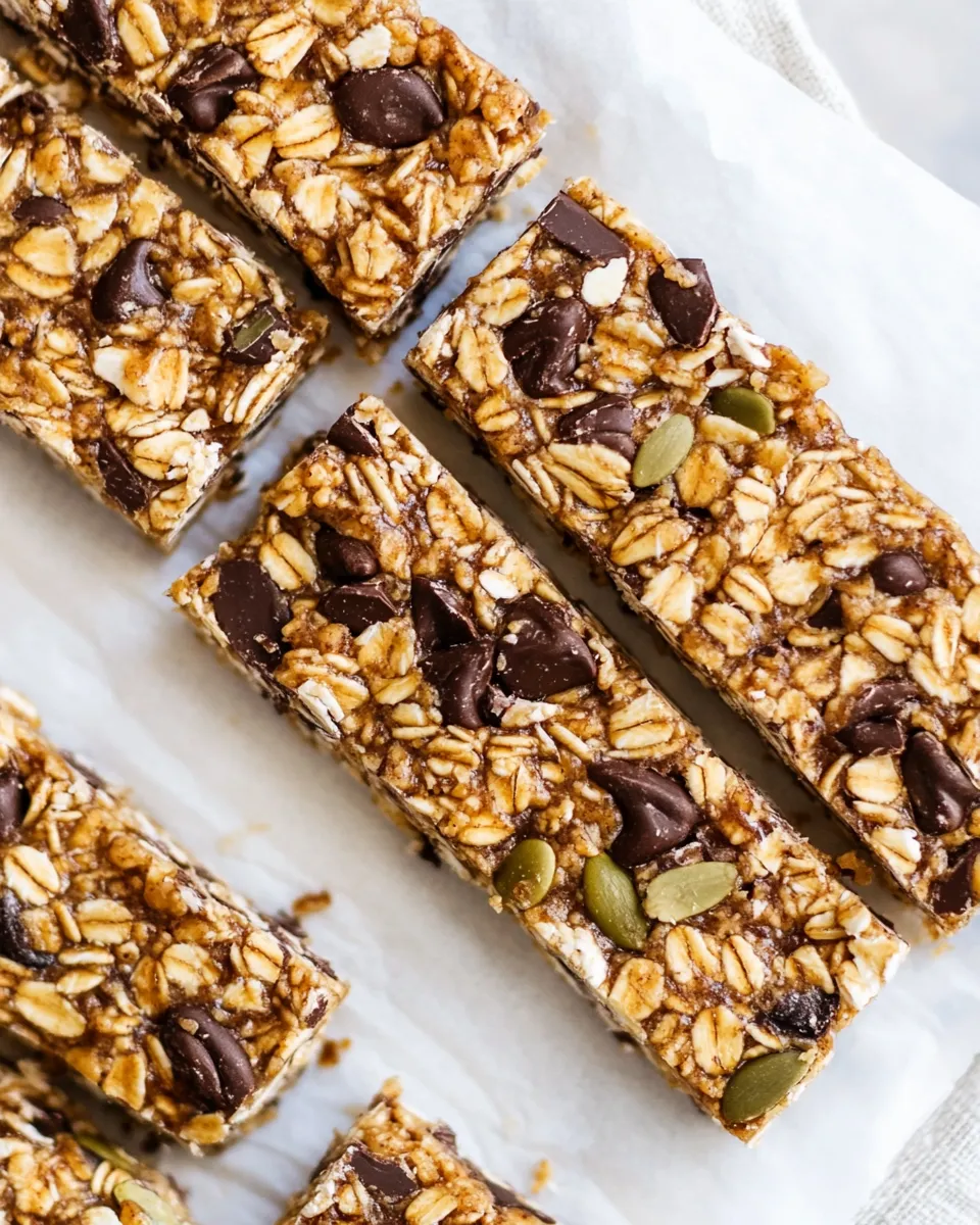 Delicious Healthy Granola Bars shot