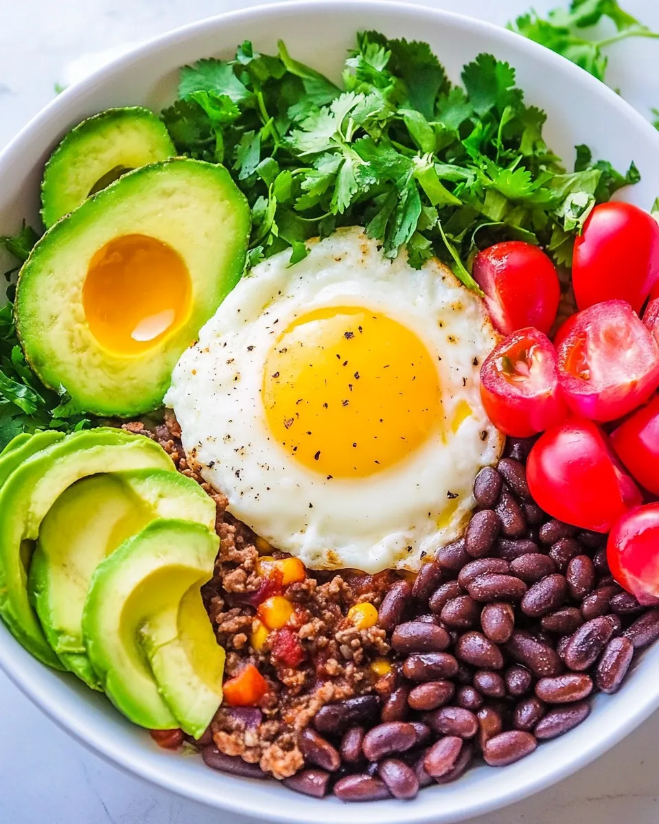 Homemade Healthy Mexican Breakfast Bowl photo