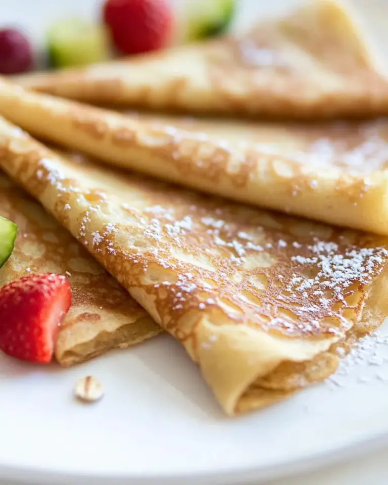 Homemade Healthy Oat Crepes photo