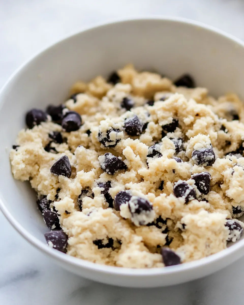 Delicious Healthy Protein Powder Cookie Dough (In 5 Minutes!) shot