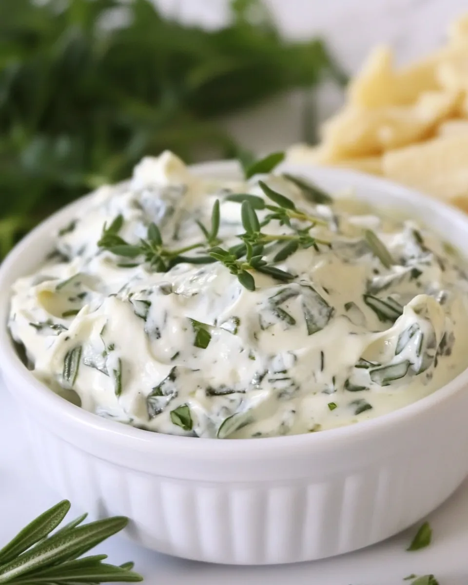 Best Herb and Garlic Cream Cheese shot