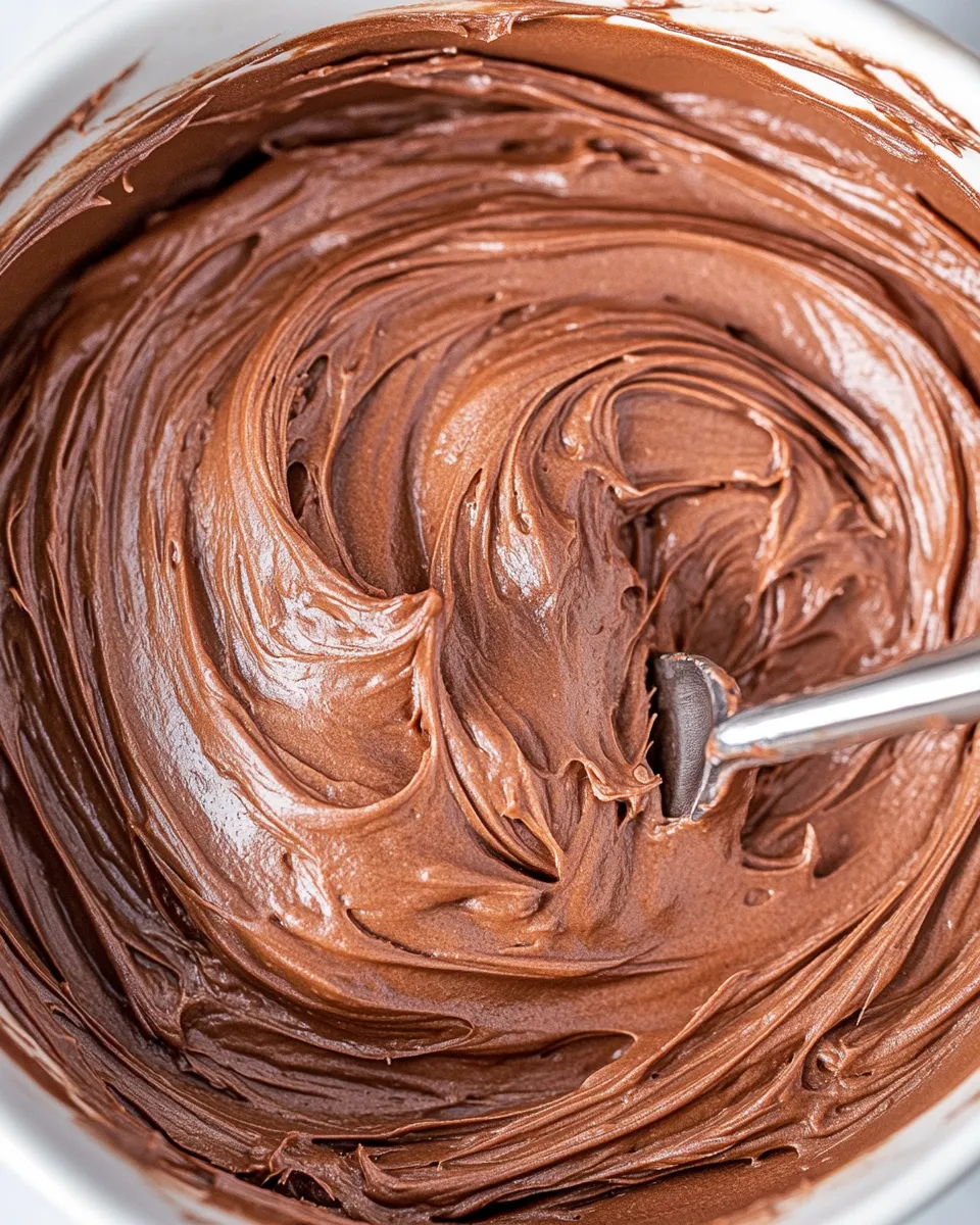 Delicious Hersheys Chocolate Frosting shot