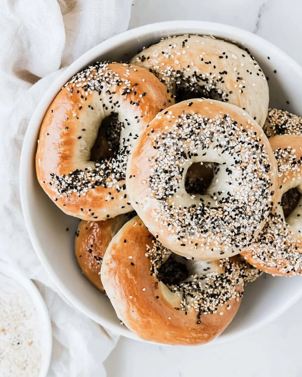 Quick Homemade Bagel Recipe shot