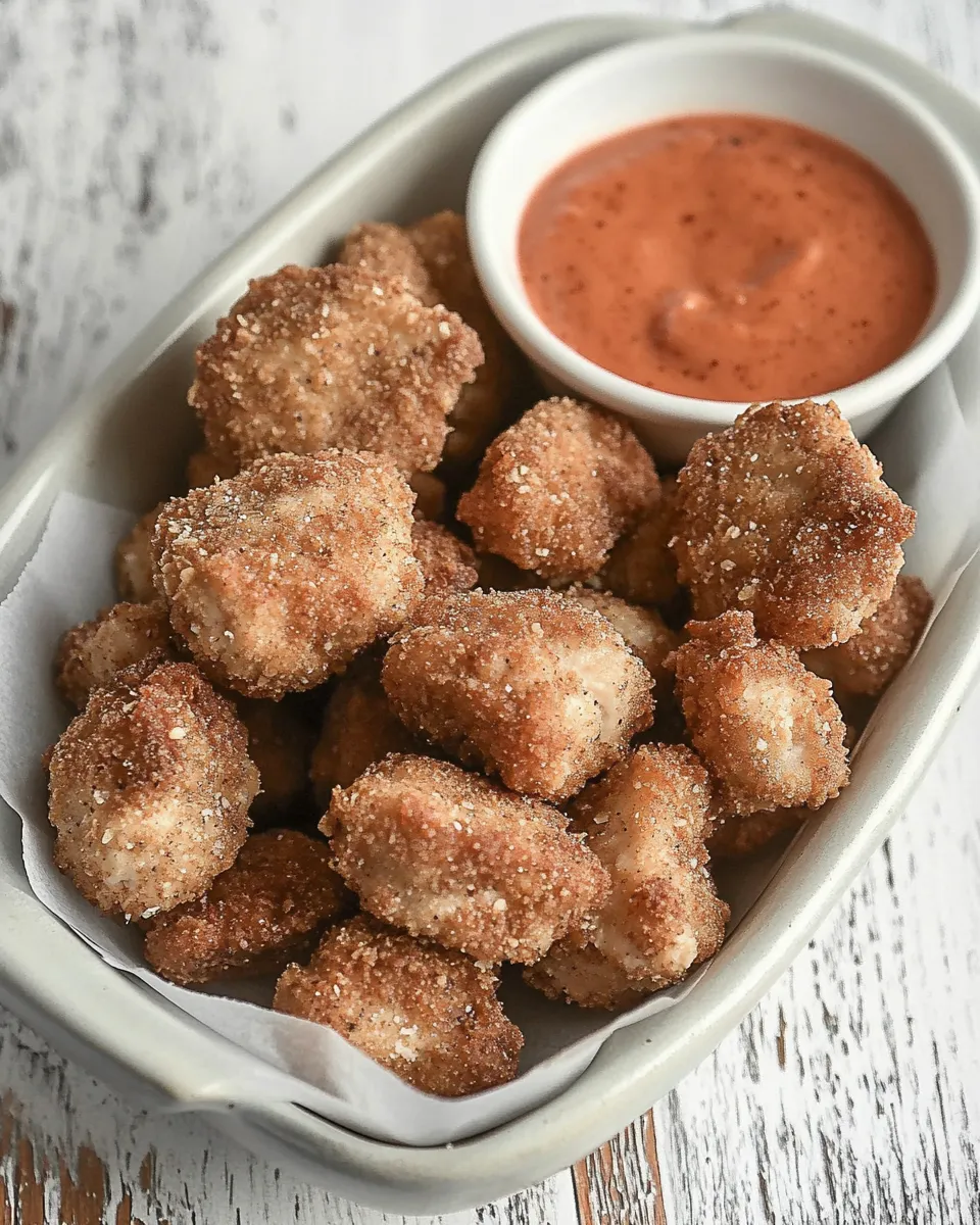 Delicious Homemade Chicken Nuggets shot