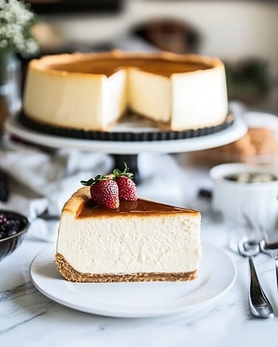 Easy Homemade Classic Cheesecake Recipe image