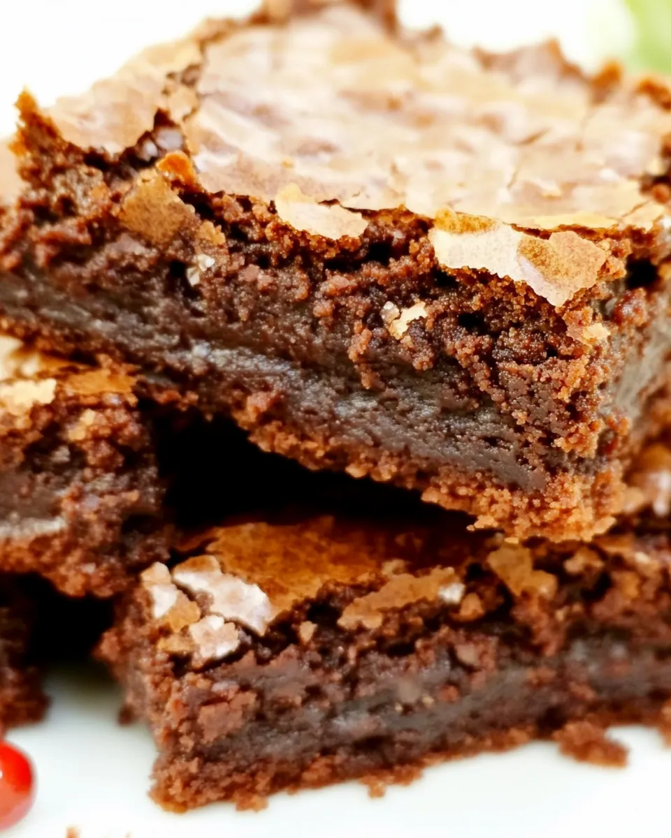Classic Homemade Fudge Brownies picture