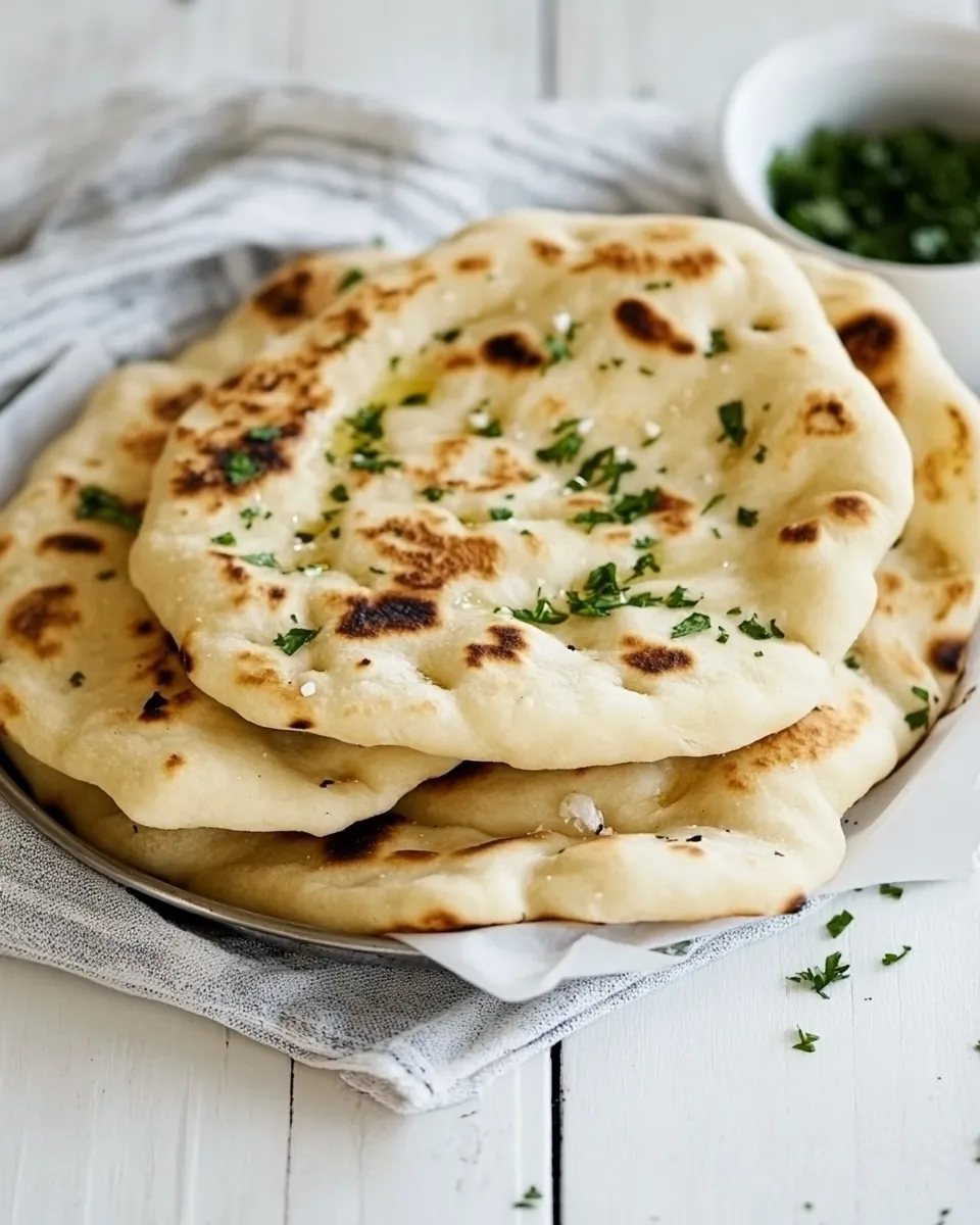 Perfect Homemade Naan Recipe shot