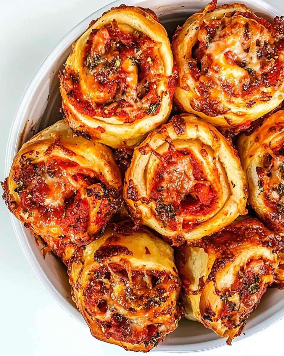 Perfect Homemade Pizza Rolls shot