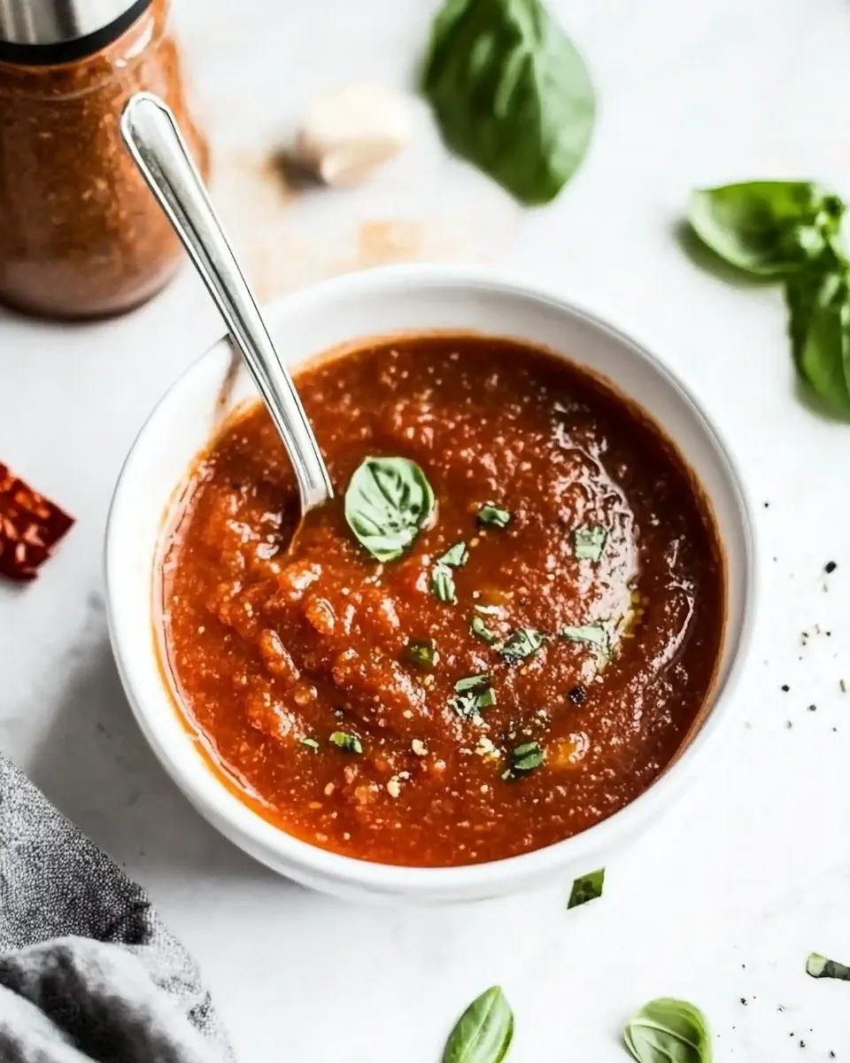 Classic Homemade Pizza Sauce Recipe image