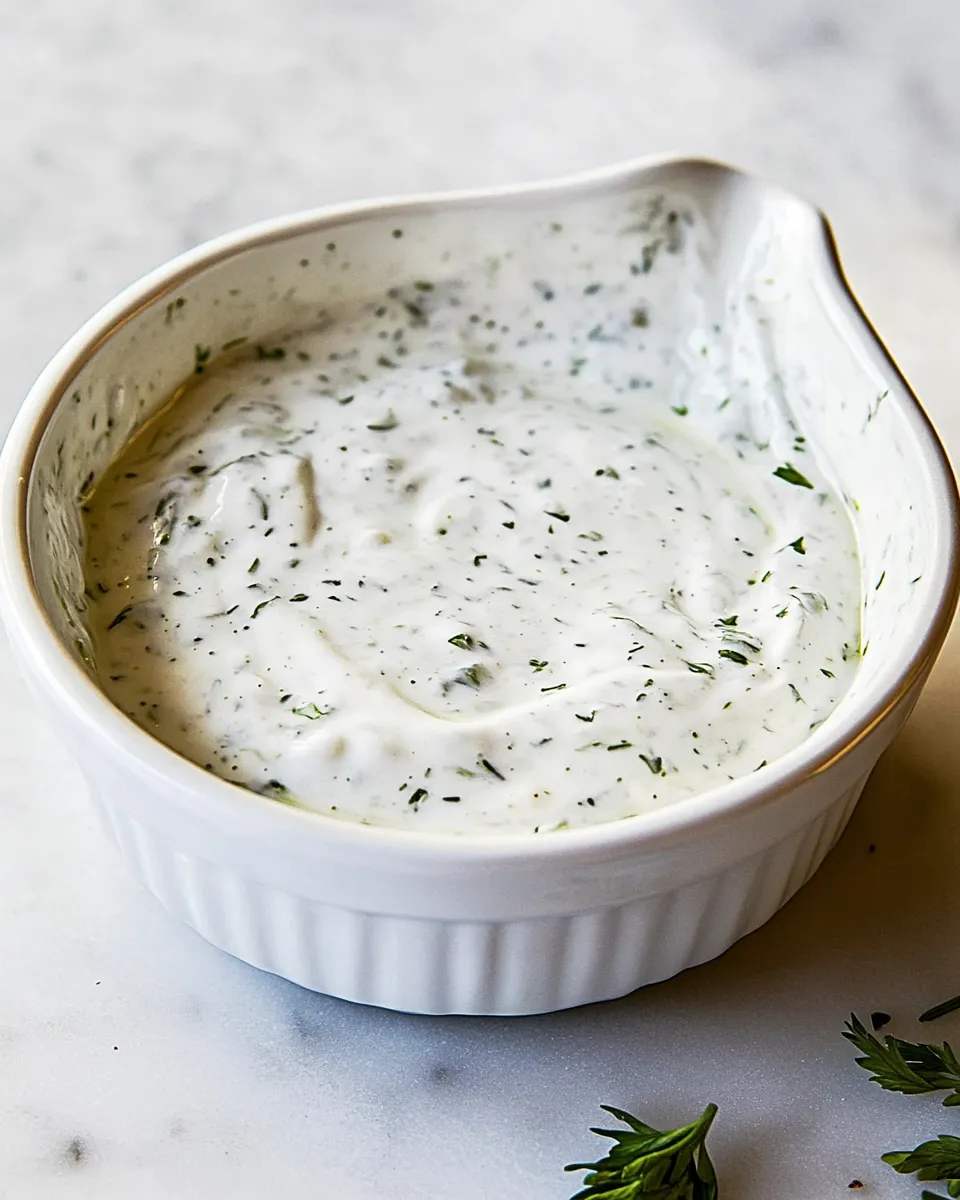 Classic Homemade Ranch Dressing photo