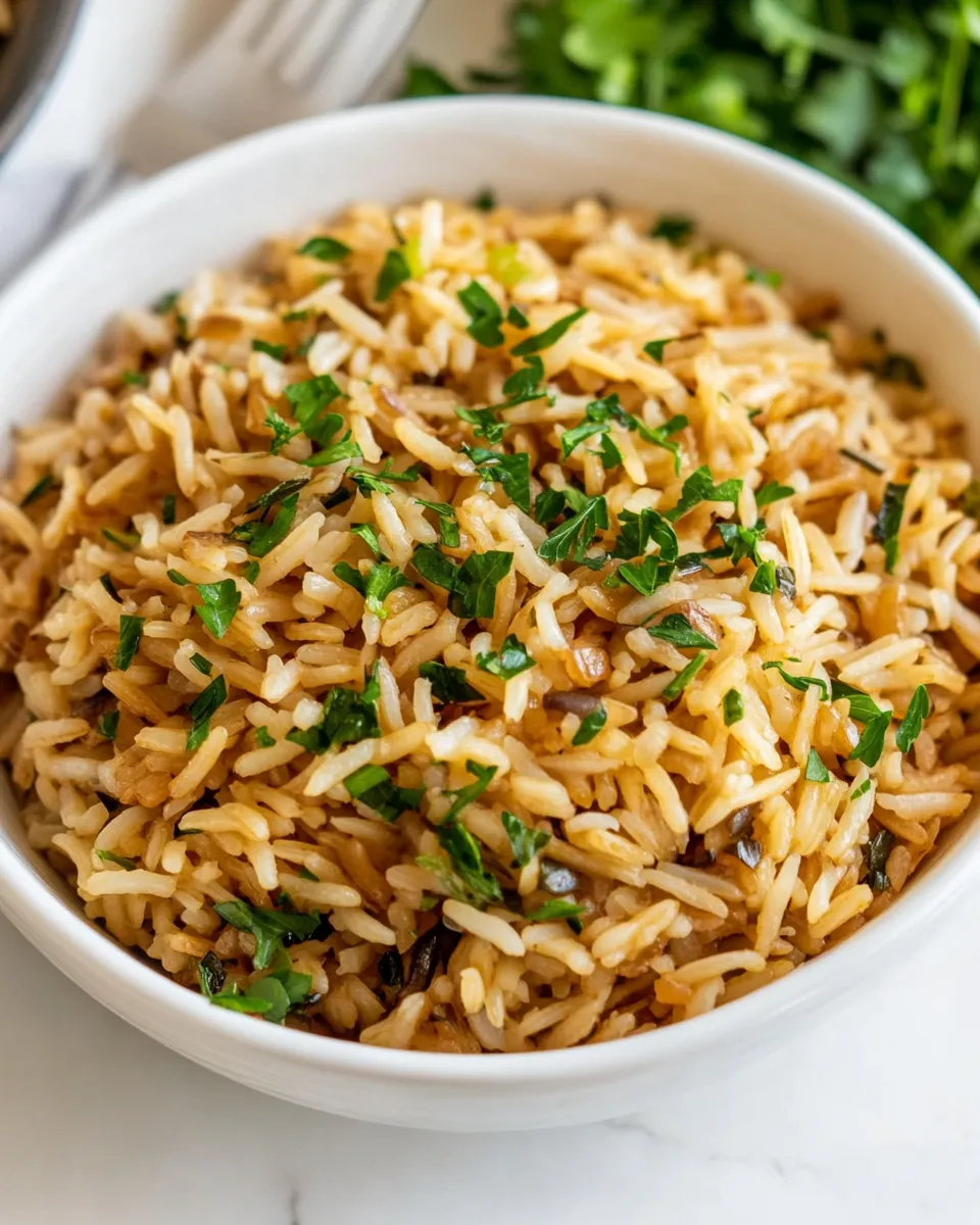 Quick Homemade Rice a Roni Recipe shot