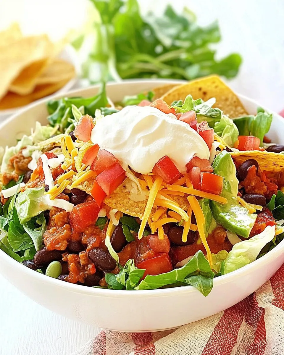 Classic Homemade Wendys Taco Salad: A Hearty Fast Food Favorite Made Even Better image