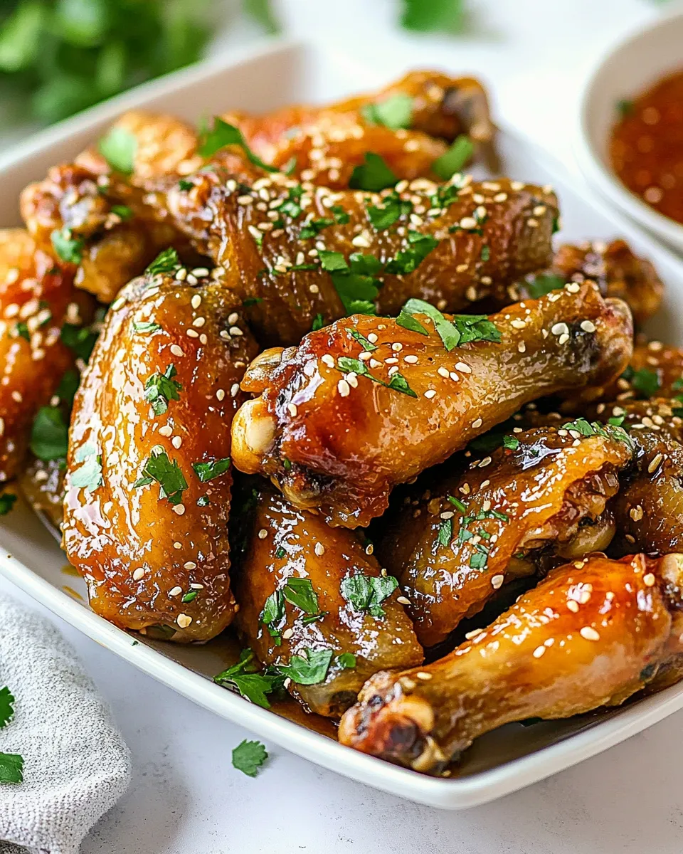 Classic Honey-Glazed Chicken Wings Recipe image
