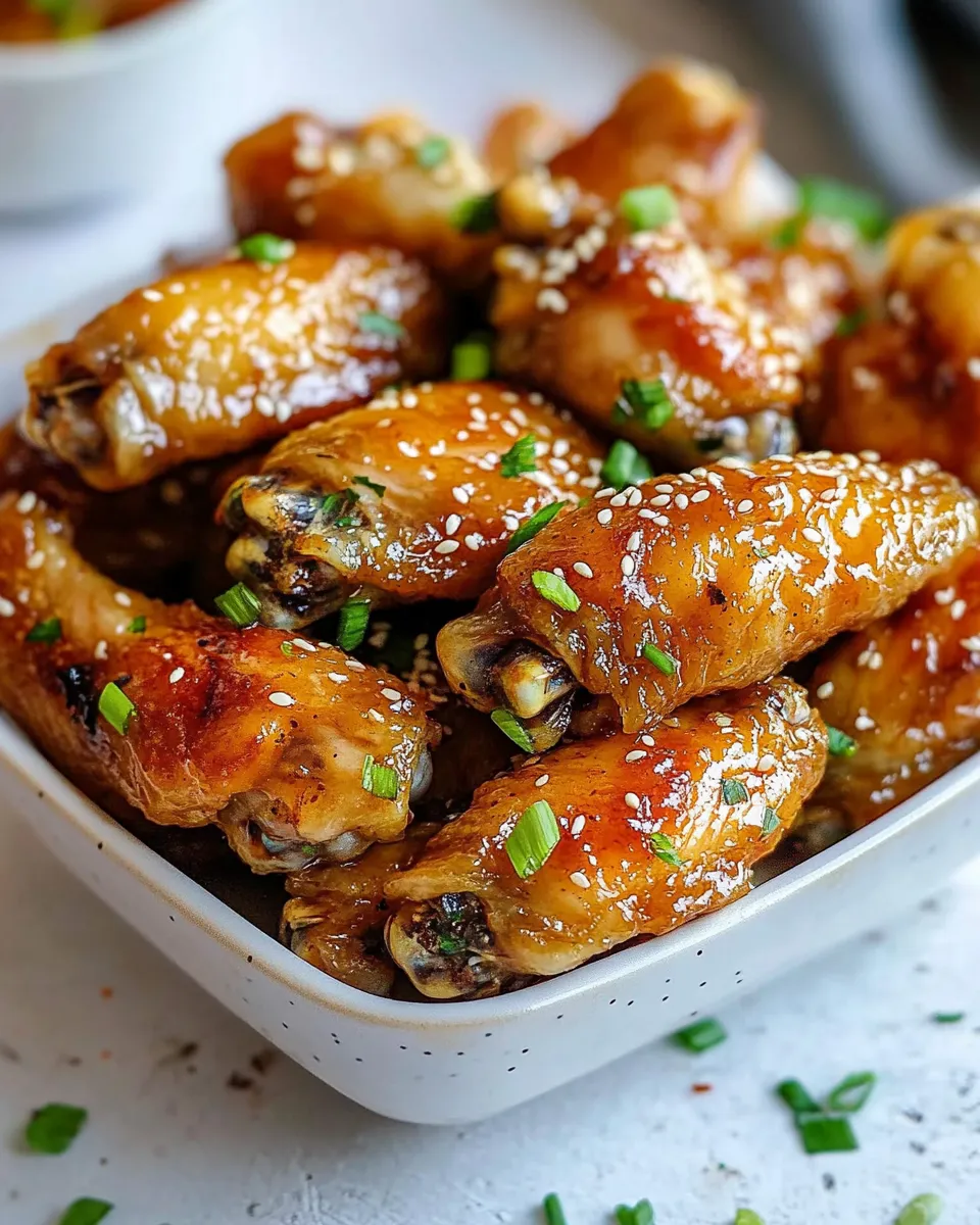 Delicious Honey-Glazed Chicken Wings Recipe shot
