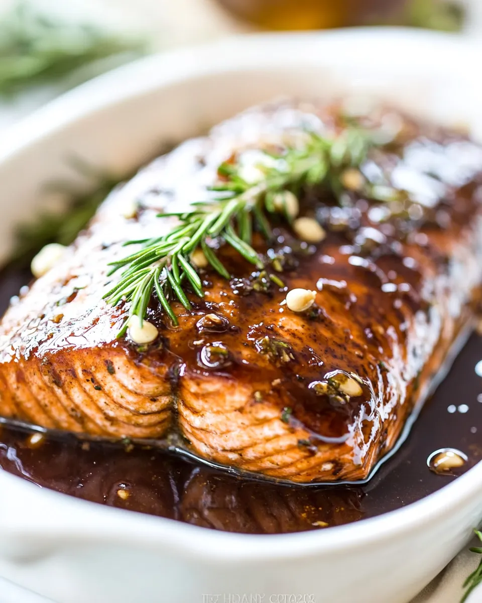 Easy Honey Balsamic Glazed Salmon picture