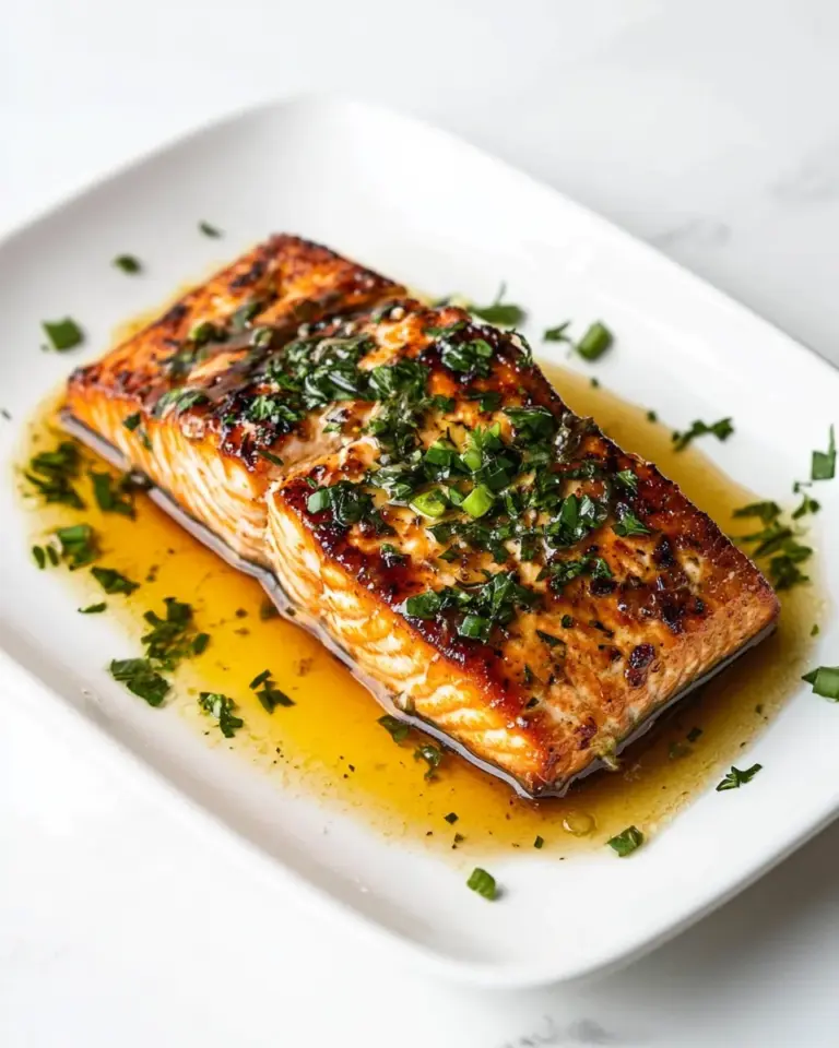 Homemade Honey Garlic Salmon Recipe photo