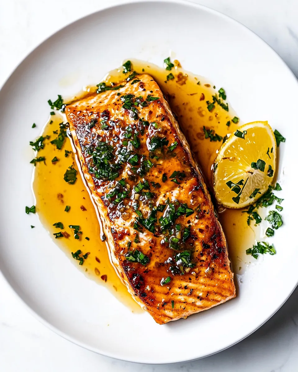 Classic Honey Garlic Salmon Recipe image
