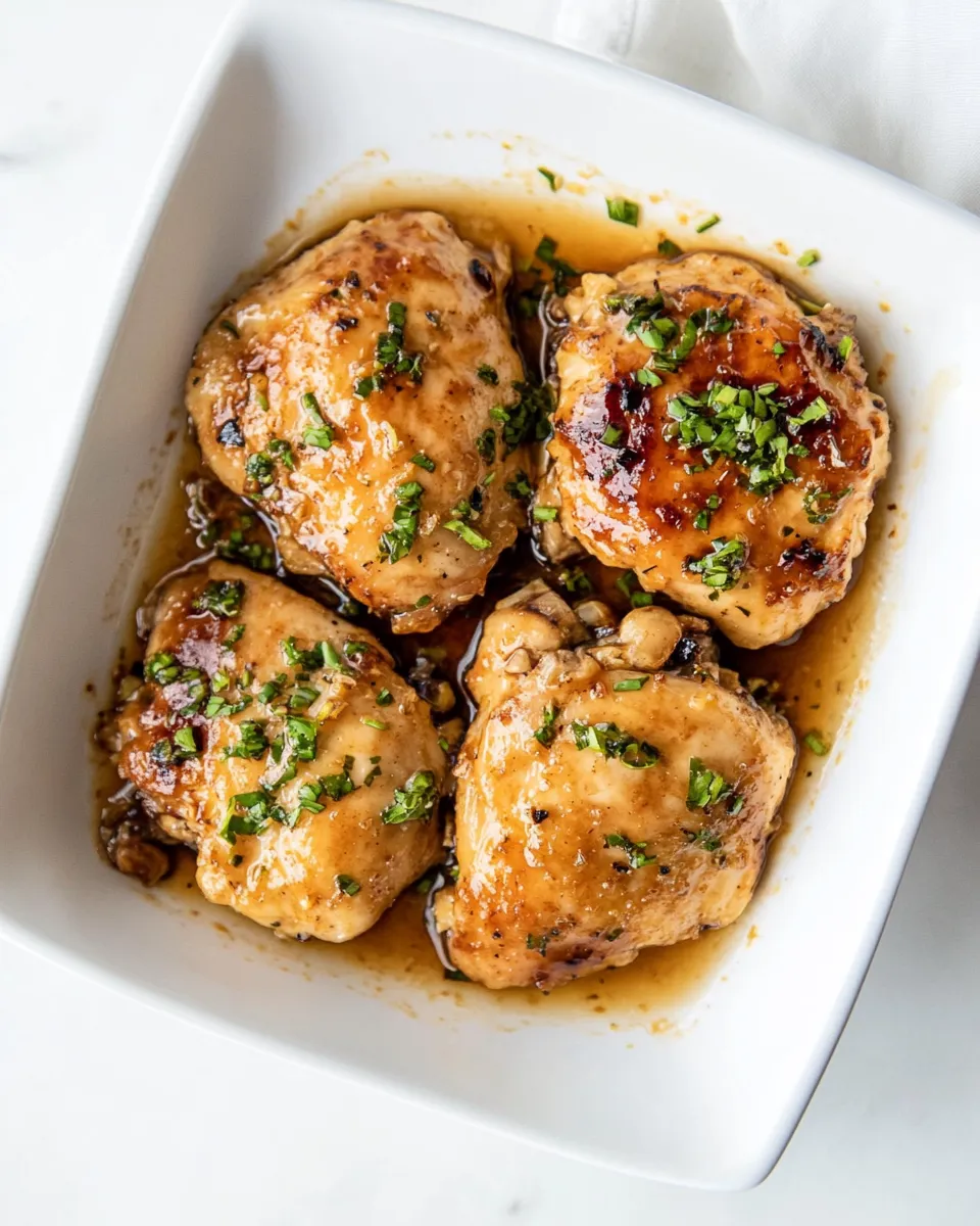 Delicious Honey Garlic Soy Sauce Chicken shot