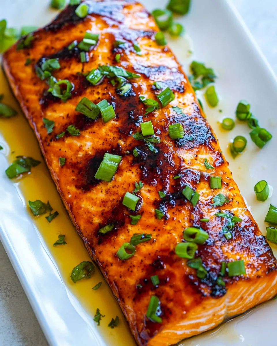 Classic Honey Glazed Salmon Recipe image