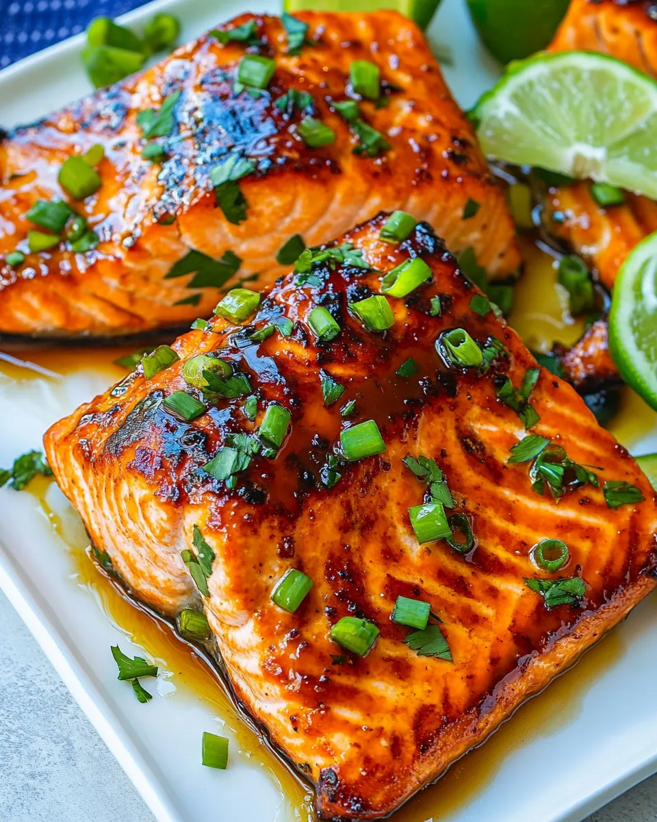 Delicious Honey Glazed Salmon Recipe shot