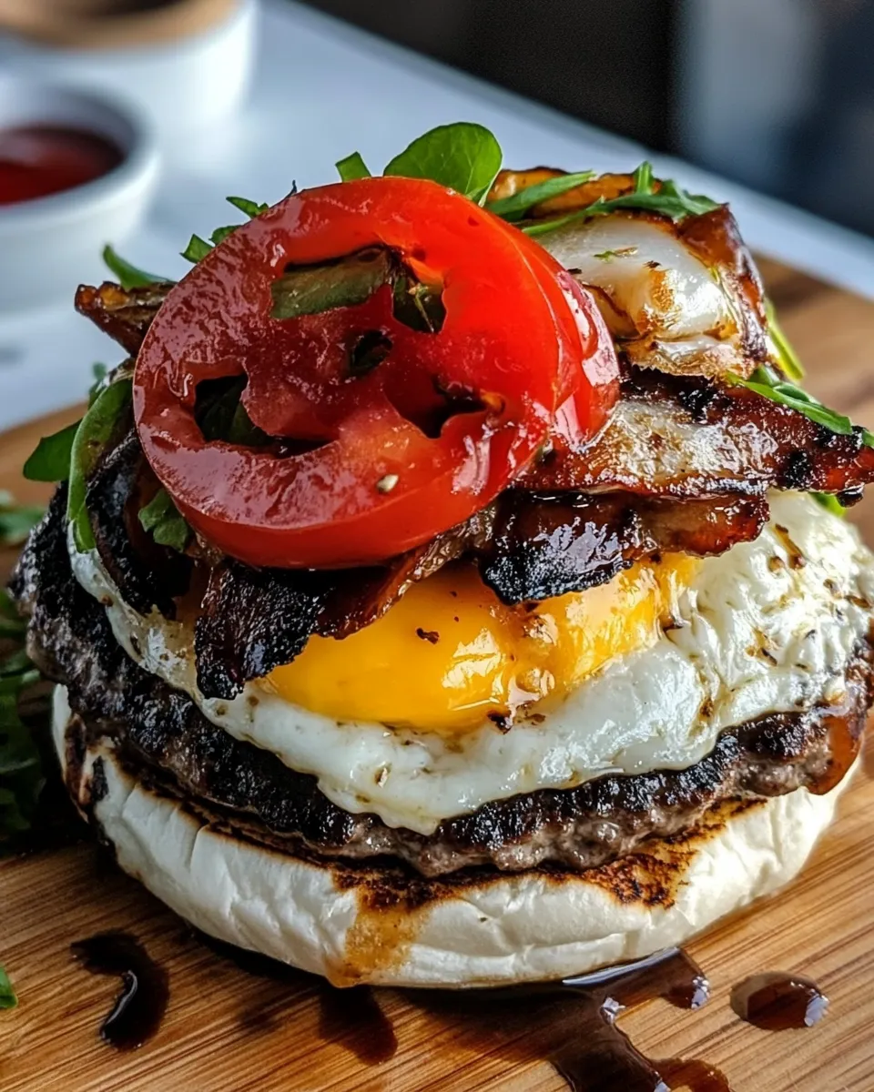 Easy How To Make Breakfast Burgers On The Griddle recipe photo