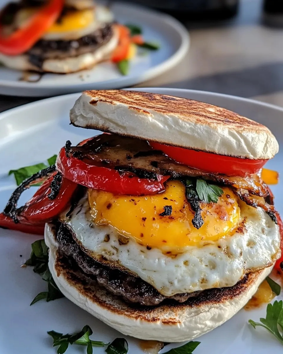 Delicious How To Make Breakfast Burgers On The Griddle shot