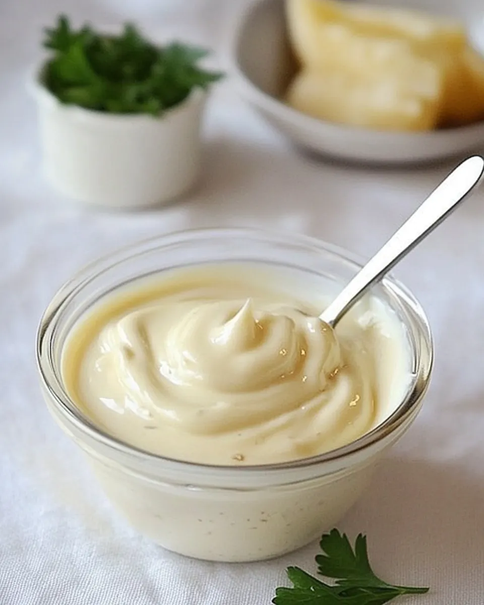 Easy How to Make Easy Homemade Mayonnaise food shot