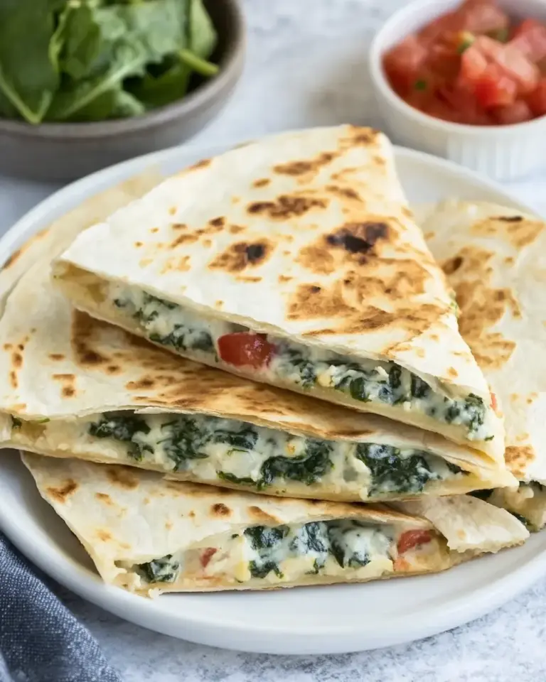 Homemade How to Make Quesadillas with Spinach Dip photo