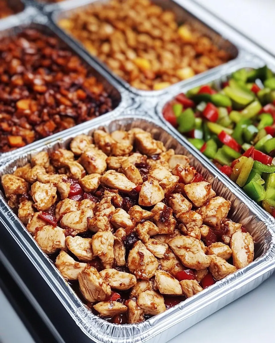 Healthy Individual Sweet & Sour Chicken Meal Prep photo
