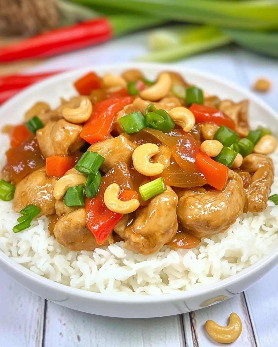 Delicious Instant Pot Cashew Chicken image