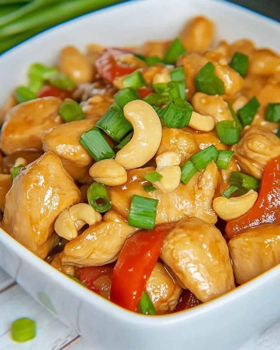 Easy Instant Pot Cashew Chicken shot