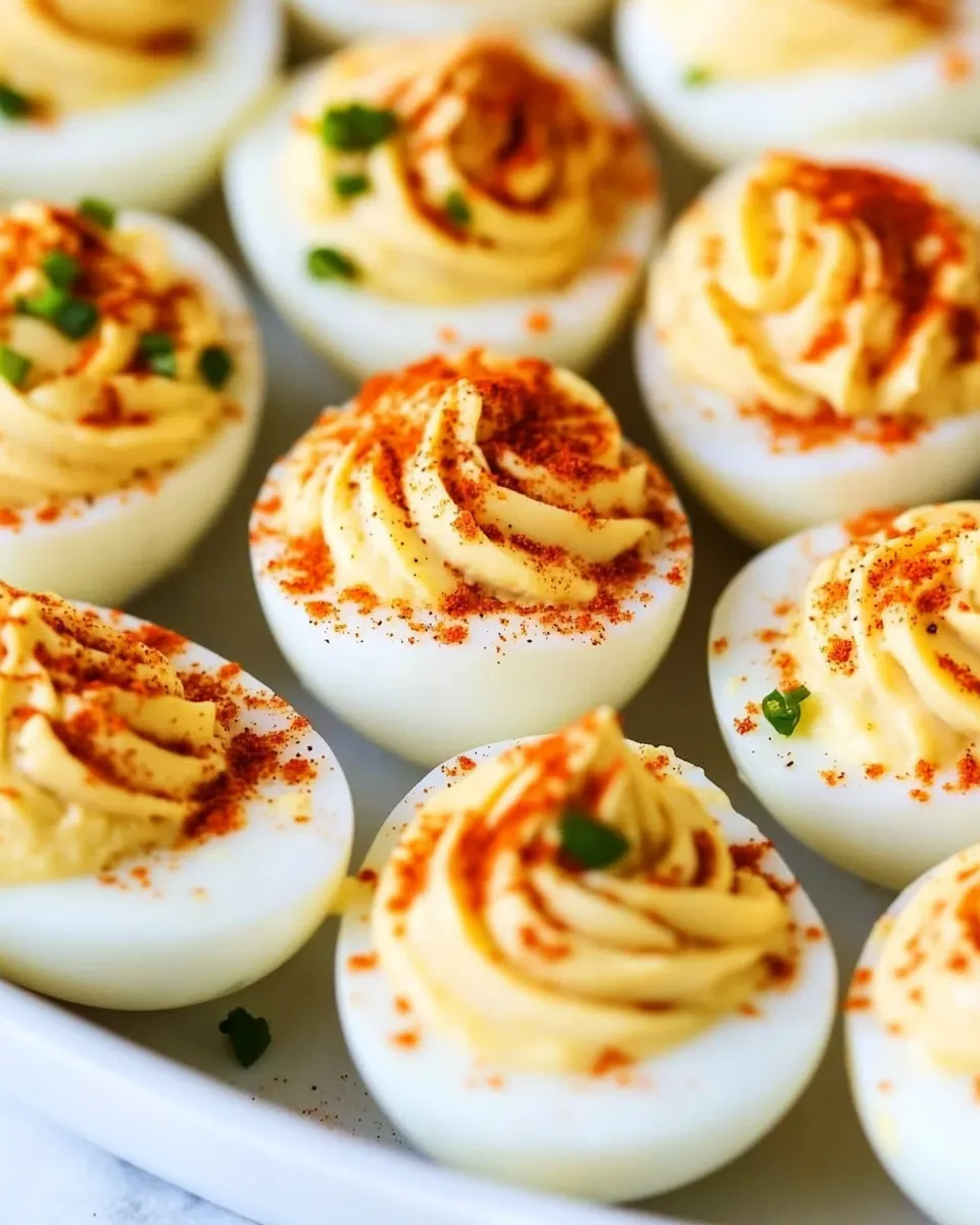 Delicious Instant Pot Deviled Eggs image