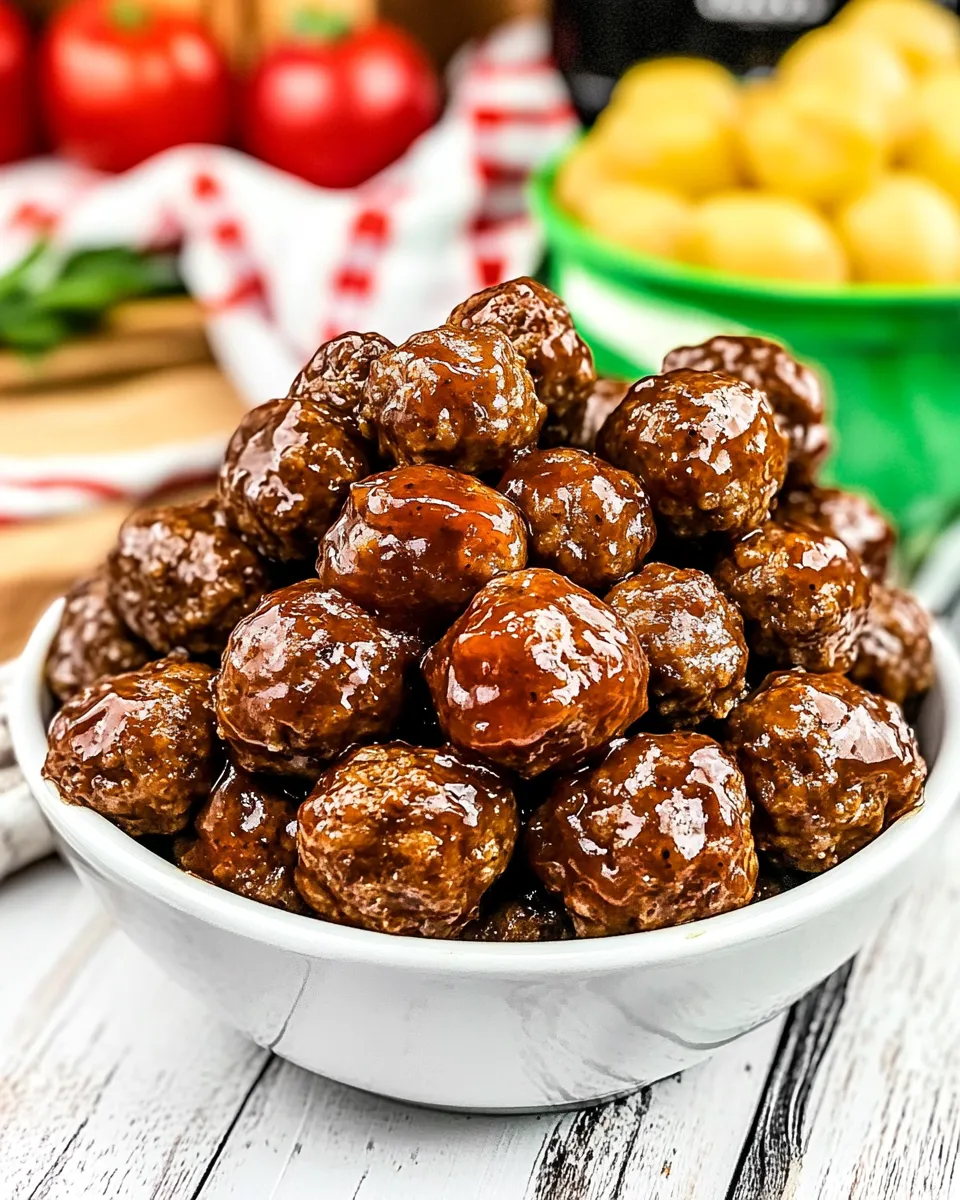 Classic Instant Pot Grape Jelly Meatballs photo