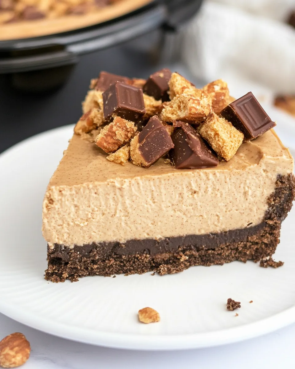 Homemade Instant Pot Peanut Butter Cheesecake photo