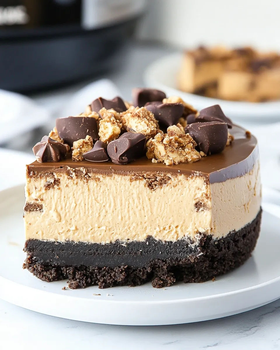 Classic Instant Pot Peanut Butter Cheesecake image