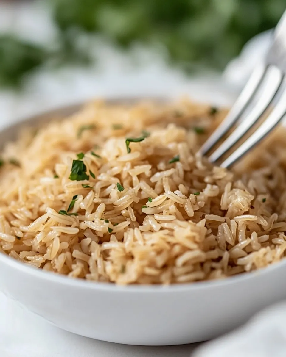 Delicious Instant Pot Rice Pilaf shot