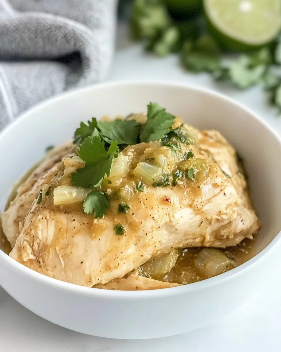 Homemade Instant Pot Salsa Verde Chicken photo