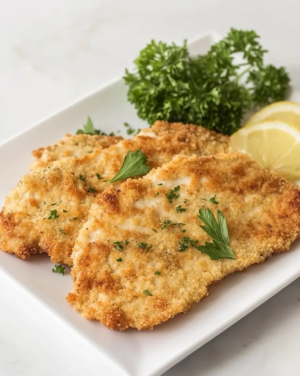 Classic Italian Chicken Cutlets - Cotoletta di Pollo image