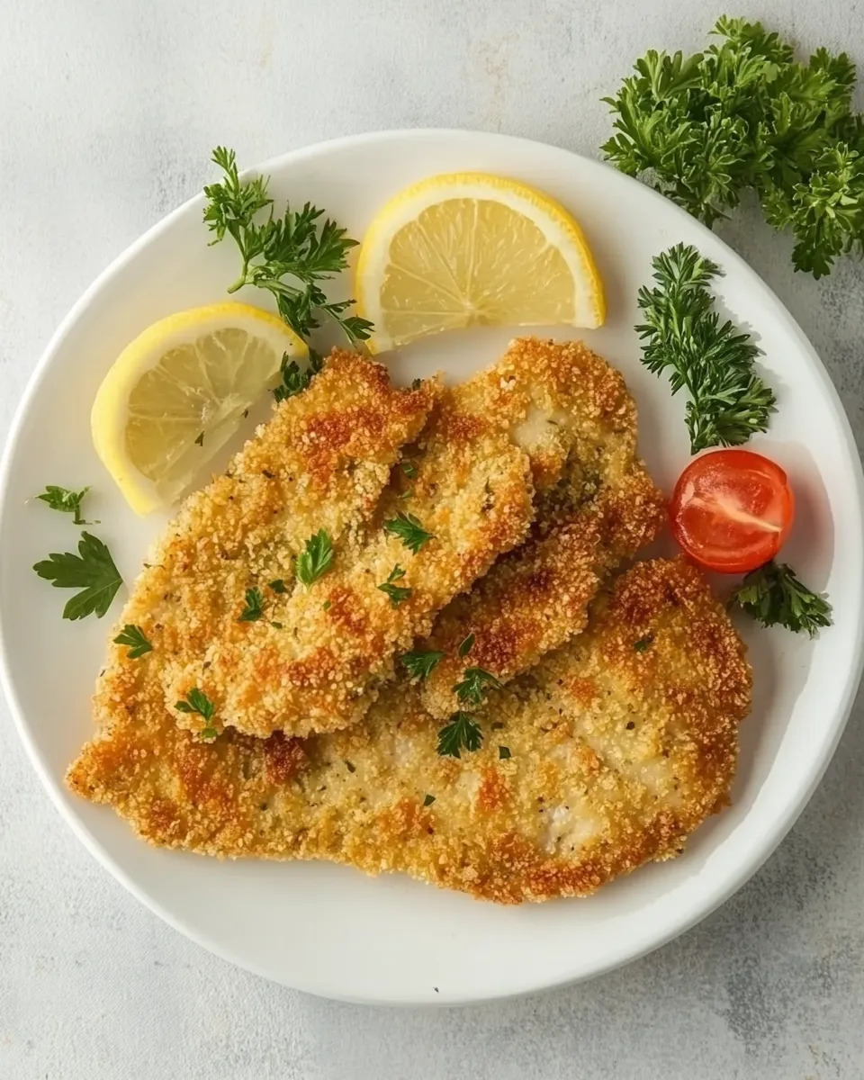 Delicious Italian Chicken Cutlets - Cotoletta di Pollo shot