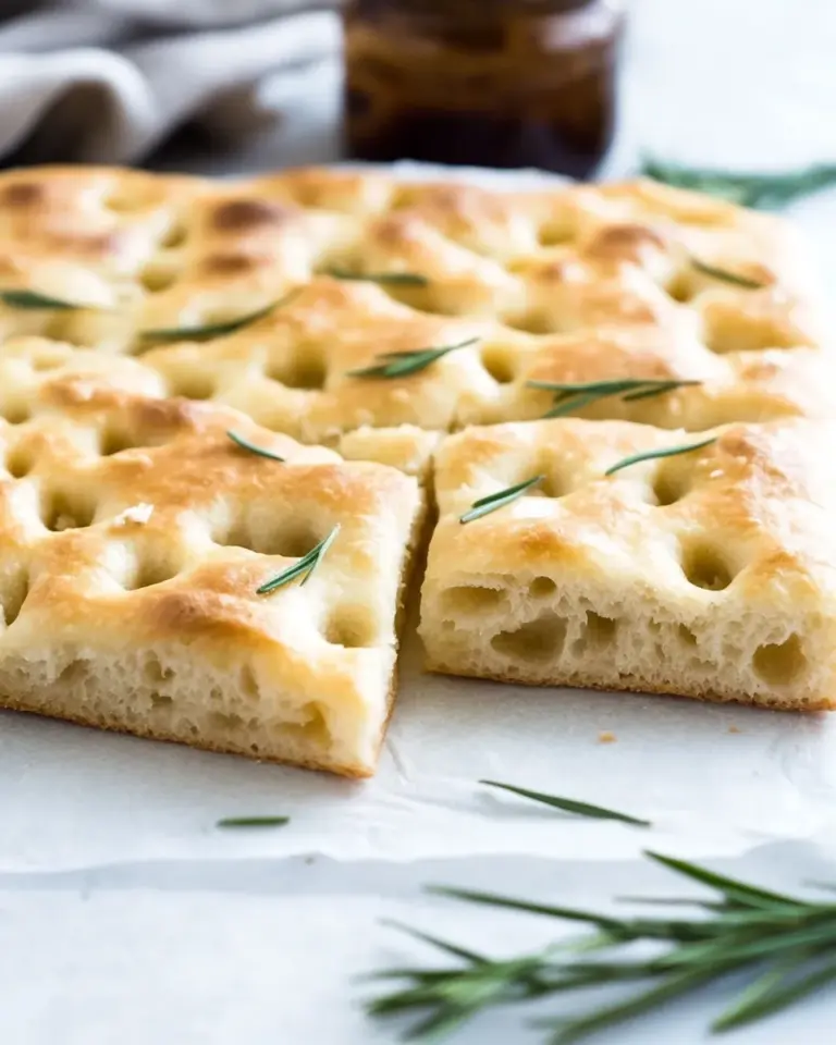 Homemade Italian Focaccia Bread Recipe photo
