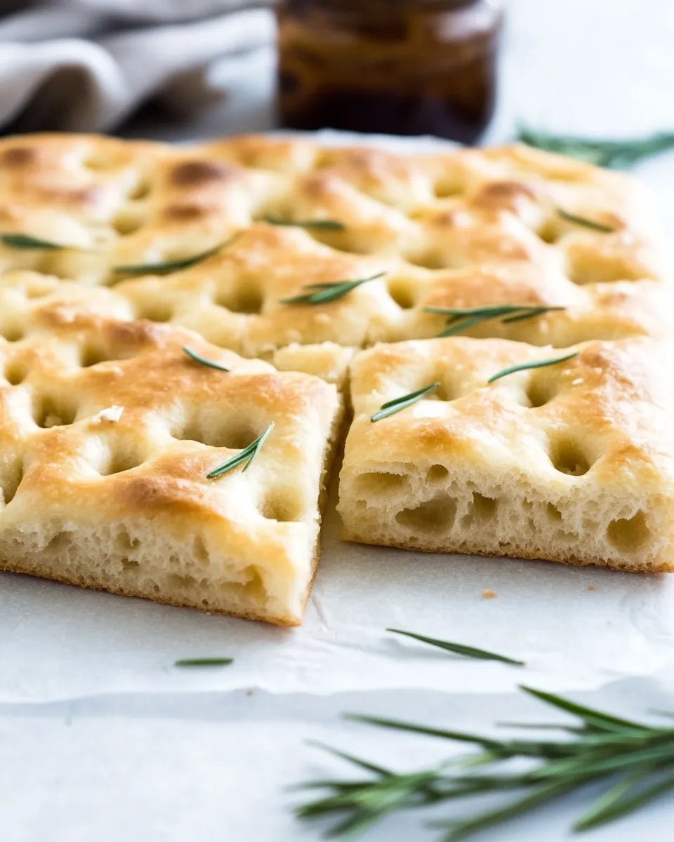 Homemade Italian Focaccia Bread Recipe photo