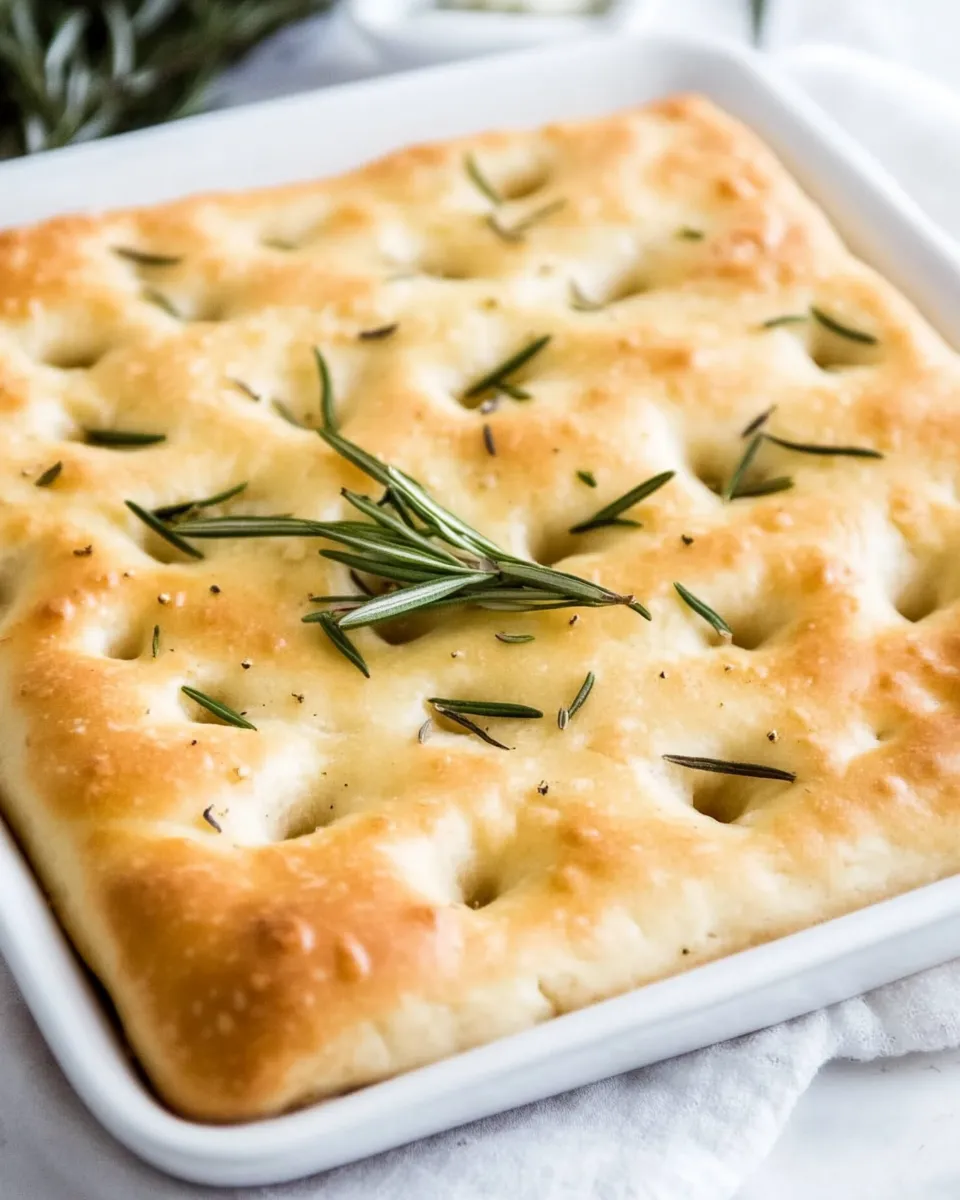 Easy Italian Focaccia Bread Recipe picture
