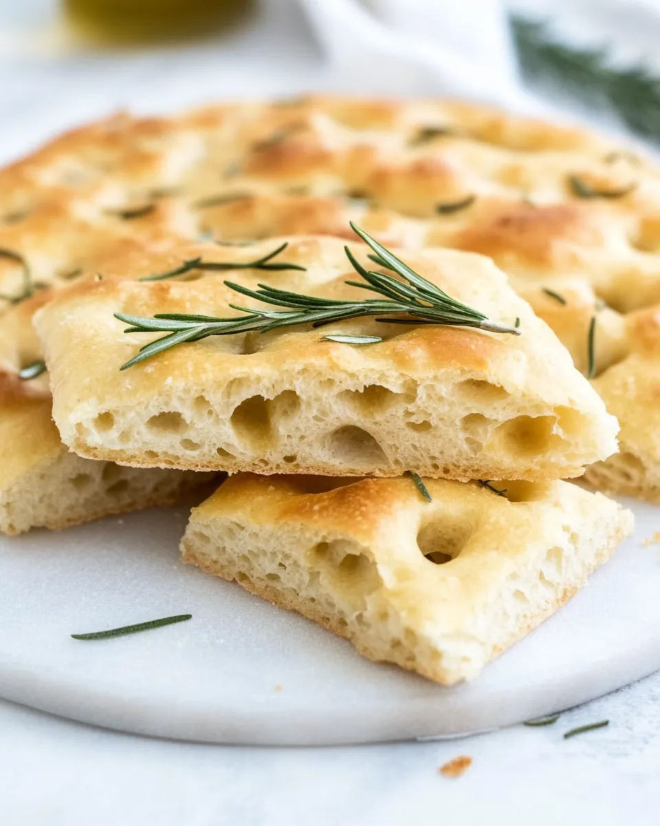 Delicious Italian Focaccia Bread Recipe shot