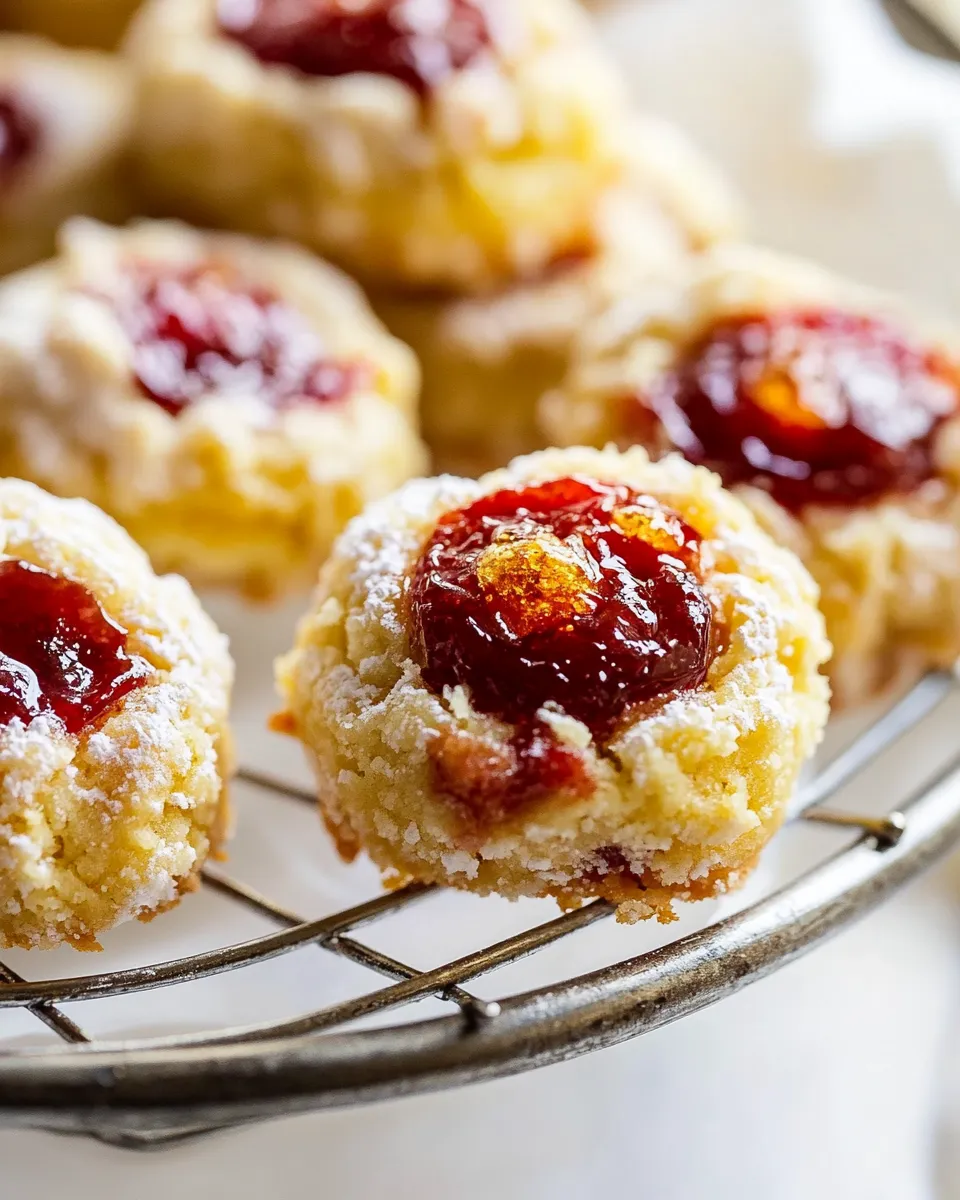 Homemade Italian Thumbprint Cookies photo